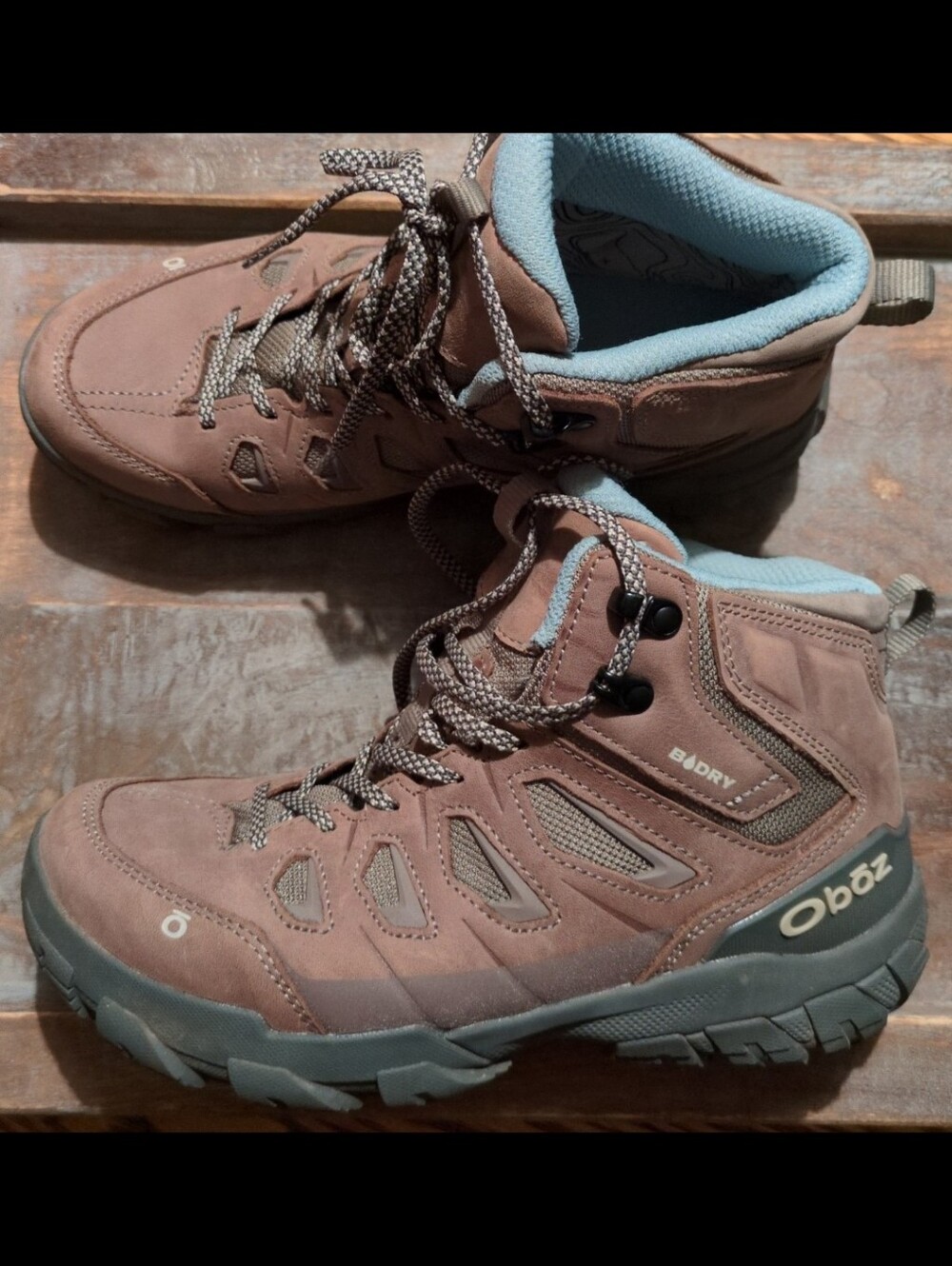 Oboz waterproof hiking boots size 8.5 wide